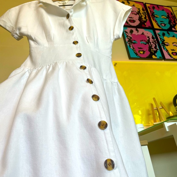 ASOS Dresses & Skirts - ASOS Object 36. Button up Dress in White